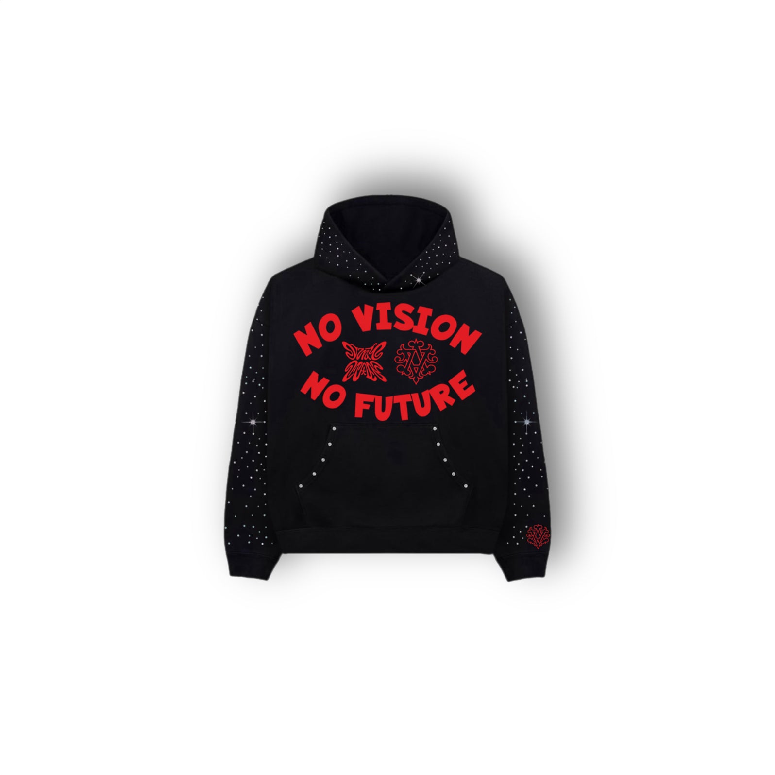 Visionary “OBSIDIAN FLAME” Pull Over Hoodie